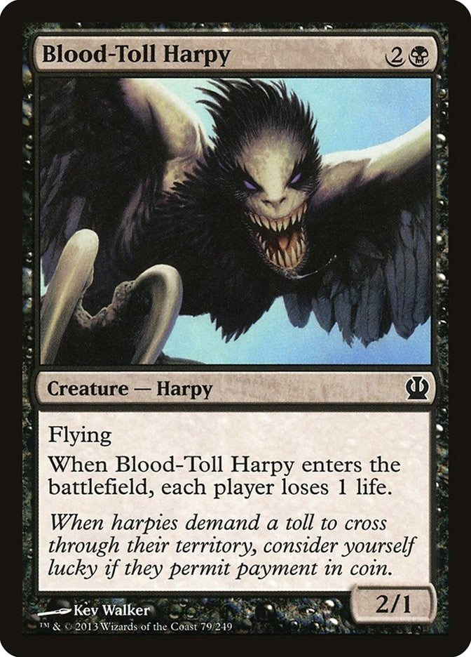 Blood-Toll Harpy (79) [THS] - MTG Single