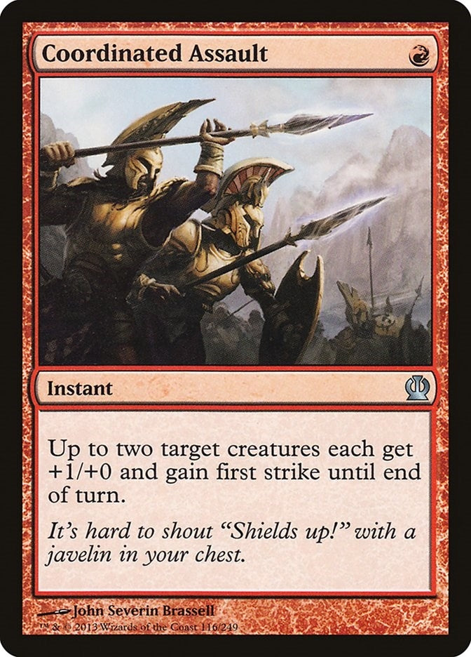 Coordinated Assault (116) [THS] - MTG Single