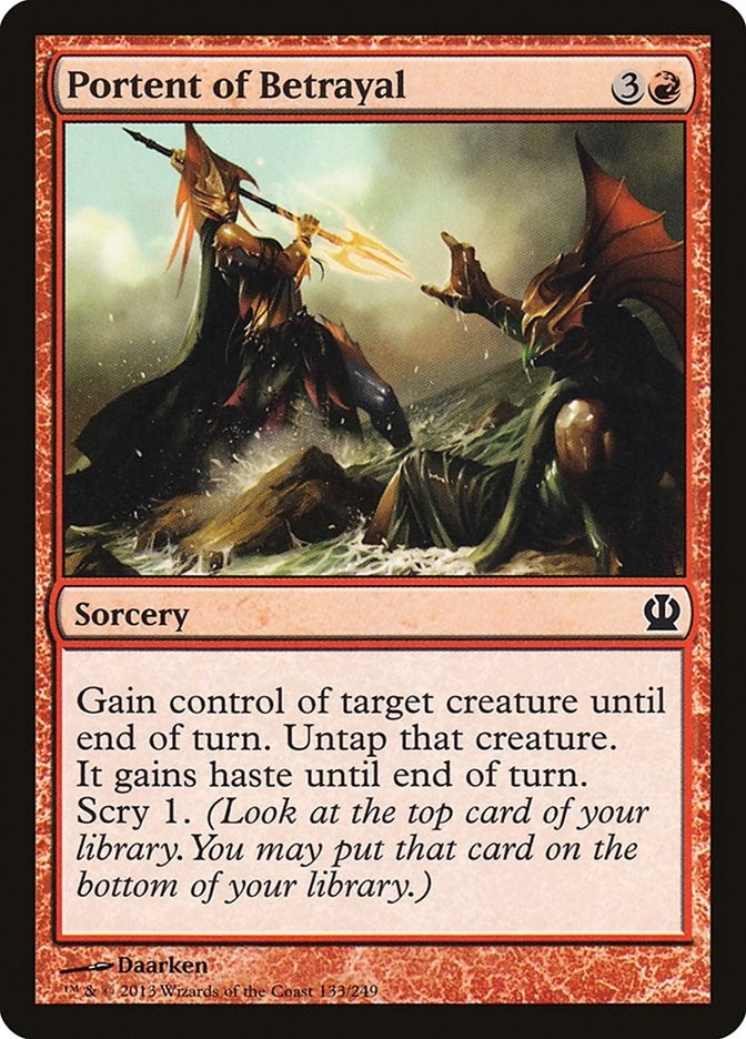 Portent of Betrayal (133) [THS] - MTG Single