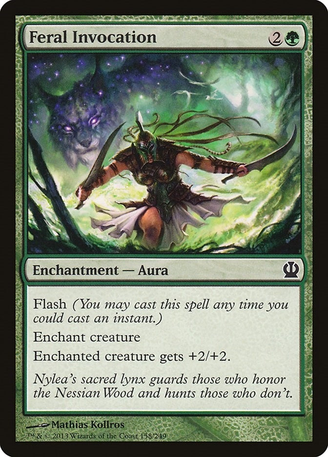 Feral Invocation (158) [THS] - MTG Single
