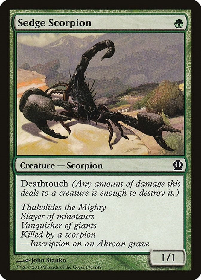 Sedge Scorpion (177) [THS] - MTG Single