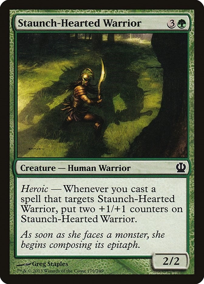 Staunch-Hearted Warrior (179) [THS] - MTG Single