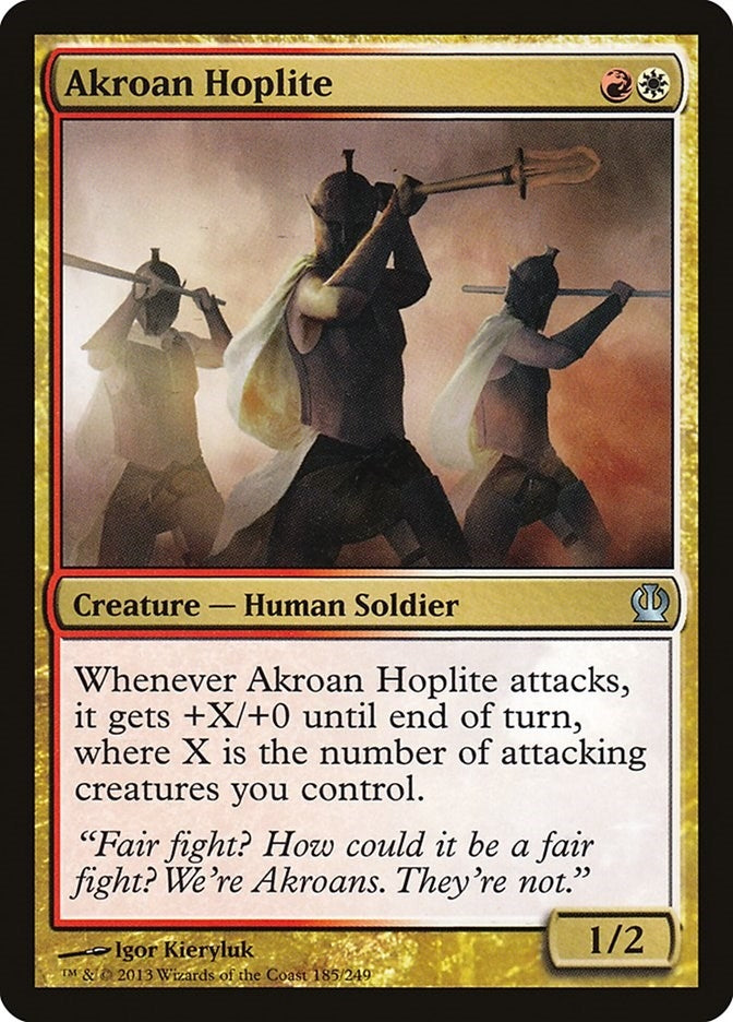 Akroan Hoplite (185) [THS] - MTG Single