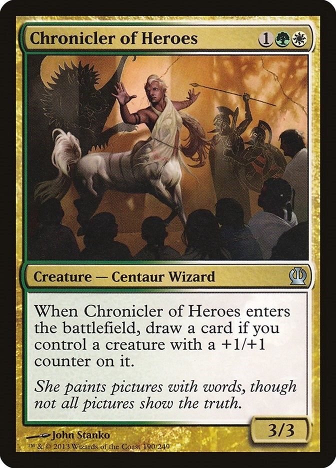 Chronicler of Heroes (190) [THS] - MTG Single