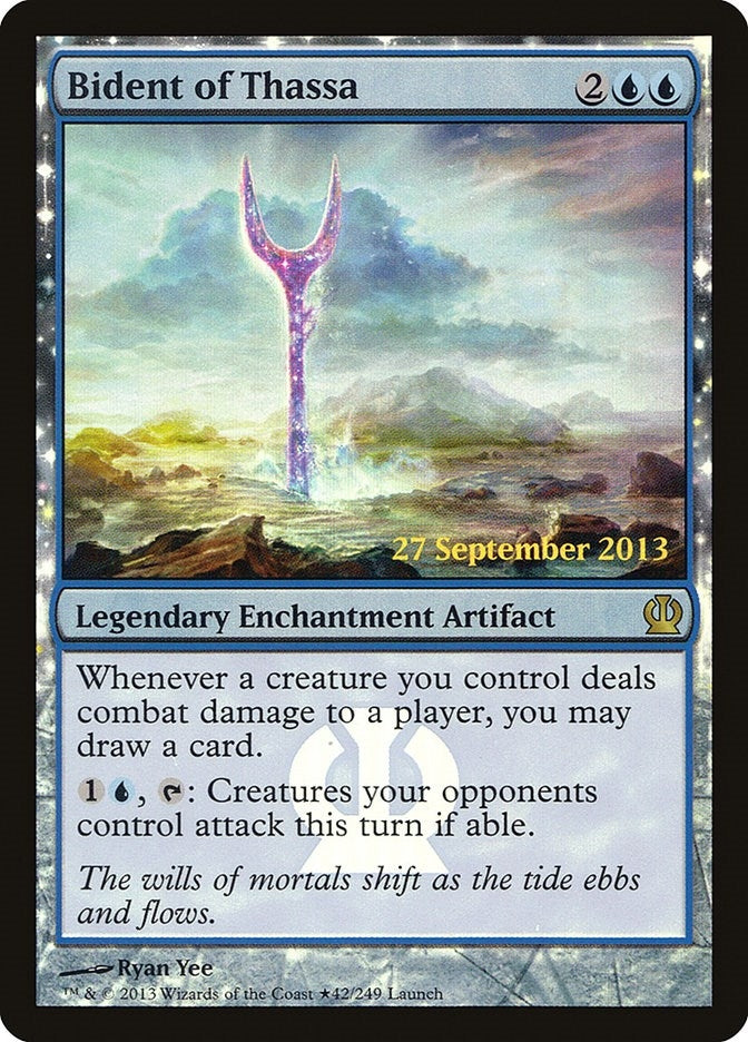 Bident of Thassa (42) [LARP] - MTG Single
