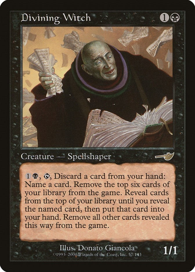 Divining Witch (57) [NMS] - MTG Single