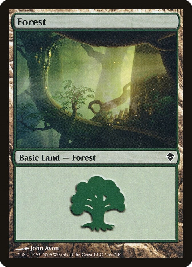 Forest (246a) (246) [ZEN] - MTG Single