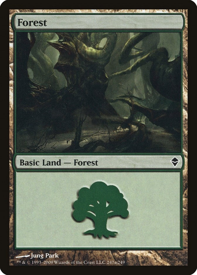 Forest (247a) (247) [ZEN] - MTG Single