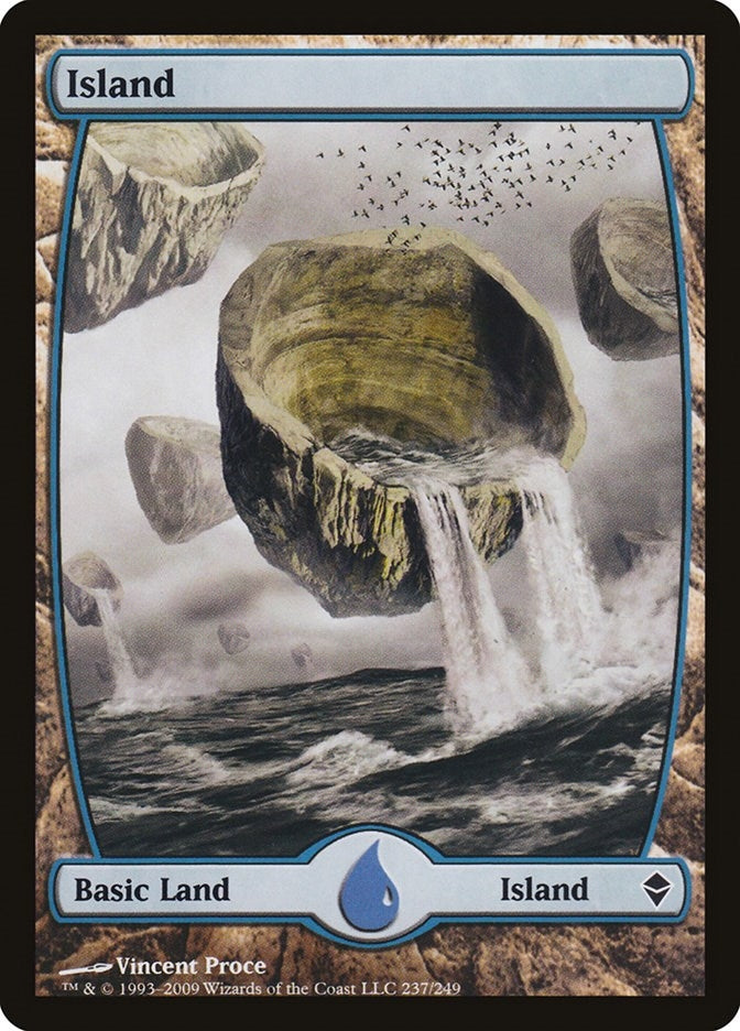 Island (237) - Full Art (237) [ZEN] - MTG Single