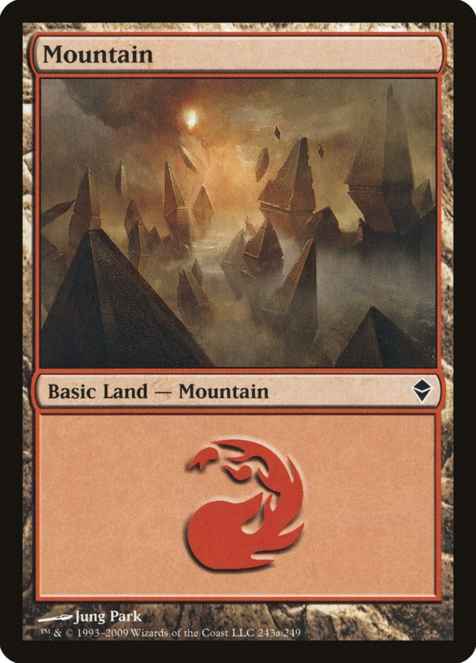 Mountain (243a) (243) [ZEN] - MTG Single
