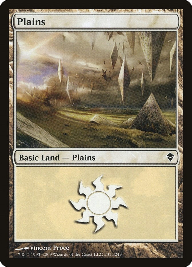 Plains (233a) (233) [ZEN] - MTG Single