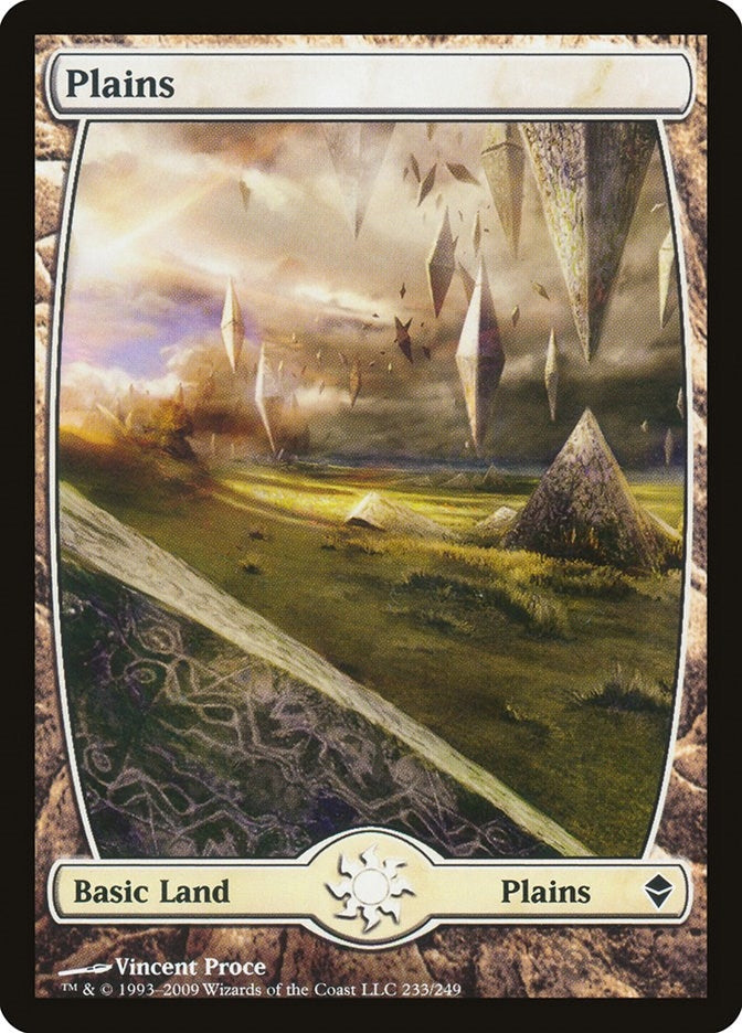 Plains (233) - Full Art (233) [ZEN] - MTG Single