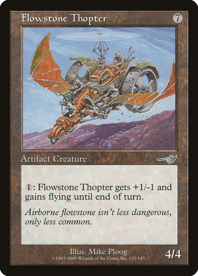 Flowstone Thopter (132) [NMS] - MTG Single