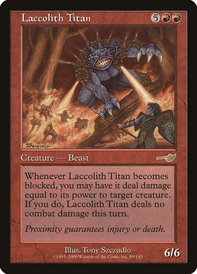 Laccolith Titan (89) [NMS] - MTG Single