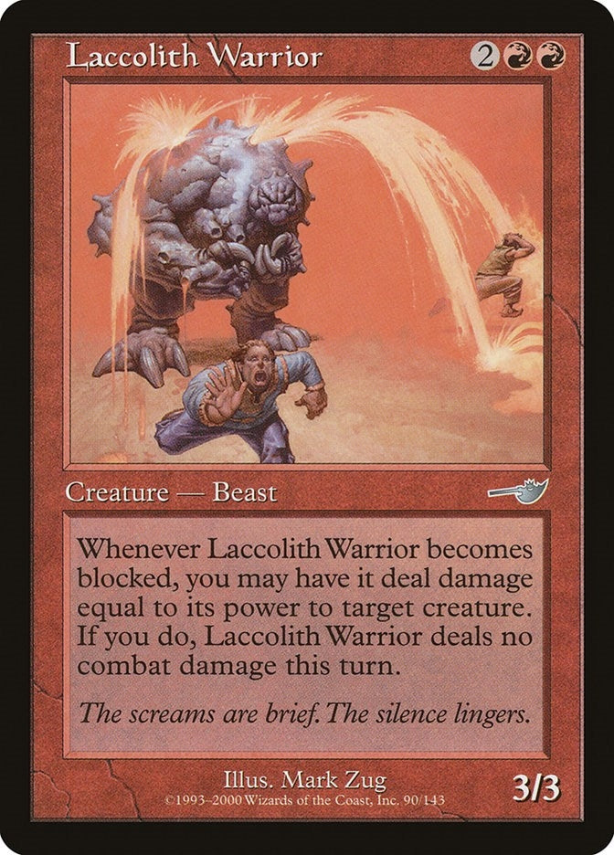 Laccolith Warrior (90) [NMS] - MTG Single