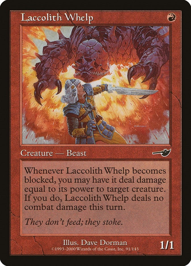 Laccolith Whelp (91) [NMS] - MTG Single