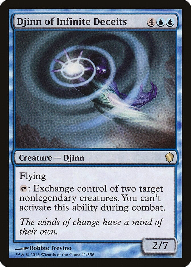 Djinn of Infinite Deceits (41) [C13] - MTG Single