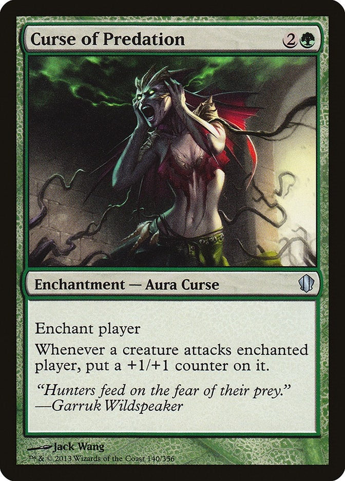 Curse of Predation (140) [C13] - MTG Single