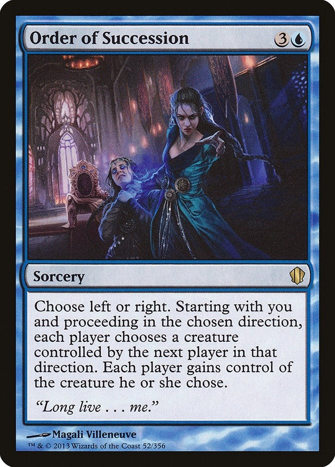 Order of Succession (52) [C13] - MTG Single