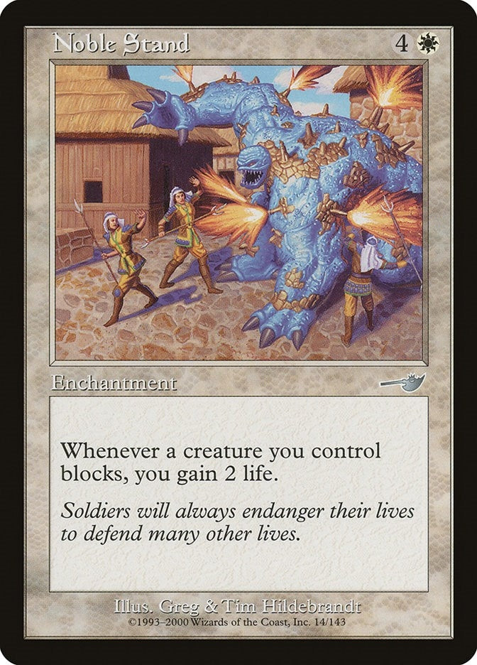 Noble Stand (14) [NMS] - MTG Single