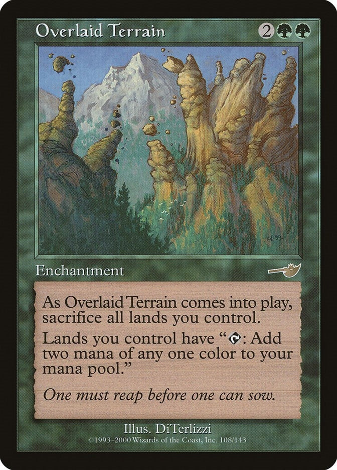 Overlaid Terrain (108) [NMS] - MTG Single
