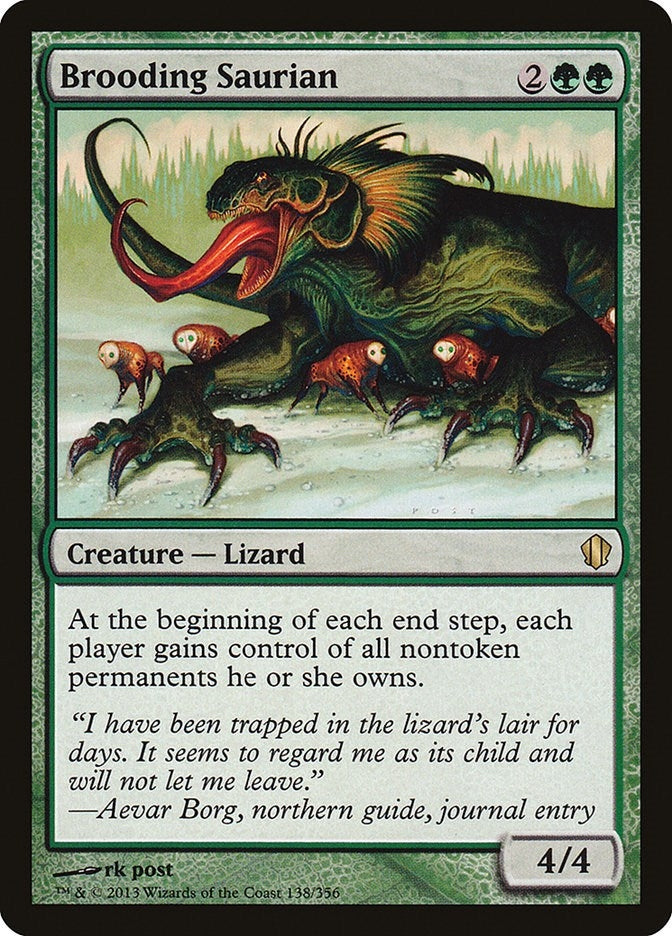Brooding Saurian (138) [C13] - MTG Single