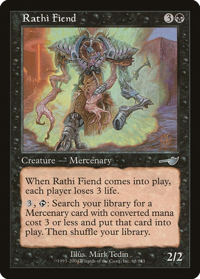 Rathi Fiend (68) [NMS] - MTG Single