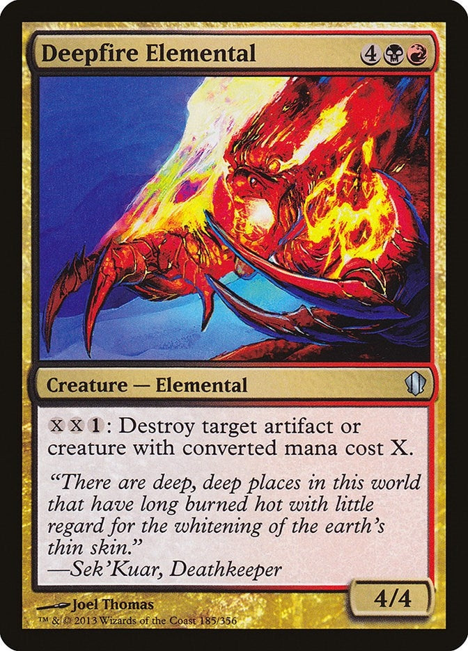 Deepfire Elemental (185) [C13] - MTG Single