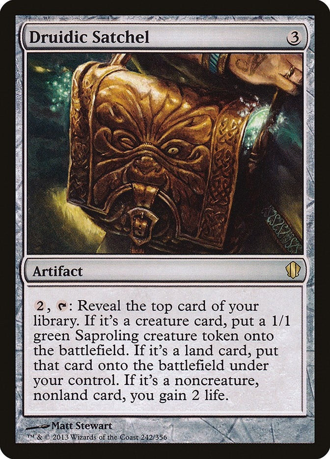 Druidic Satchel (242) [C13] - MTG Single