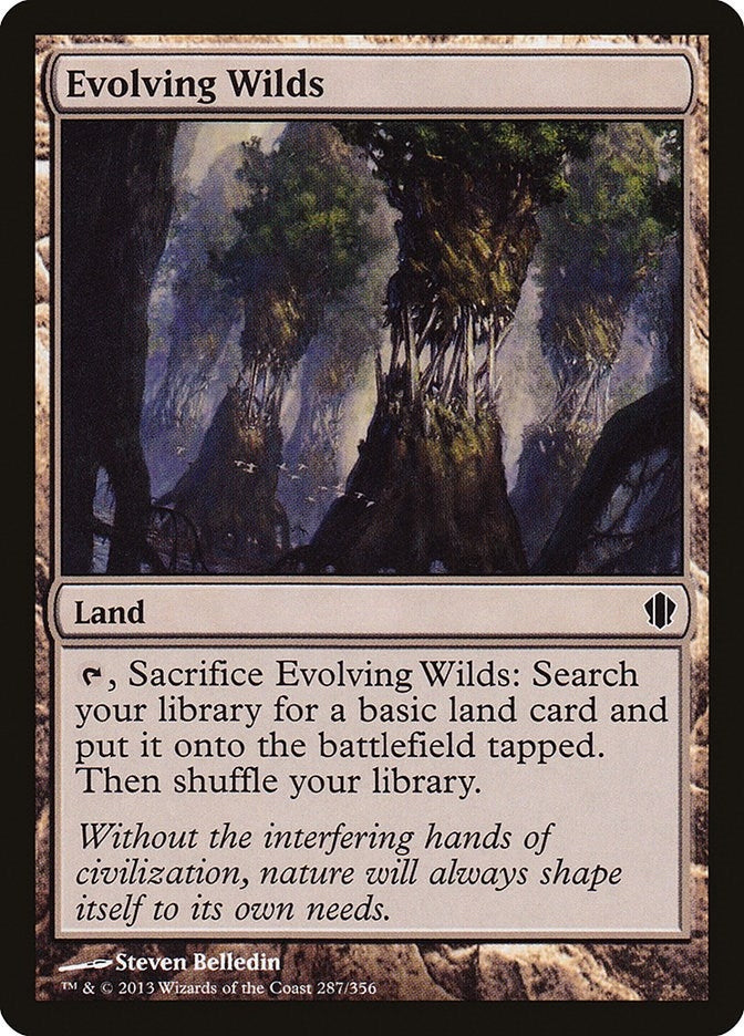 Evolving Wilds (287) [C13] - MTG Single