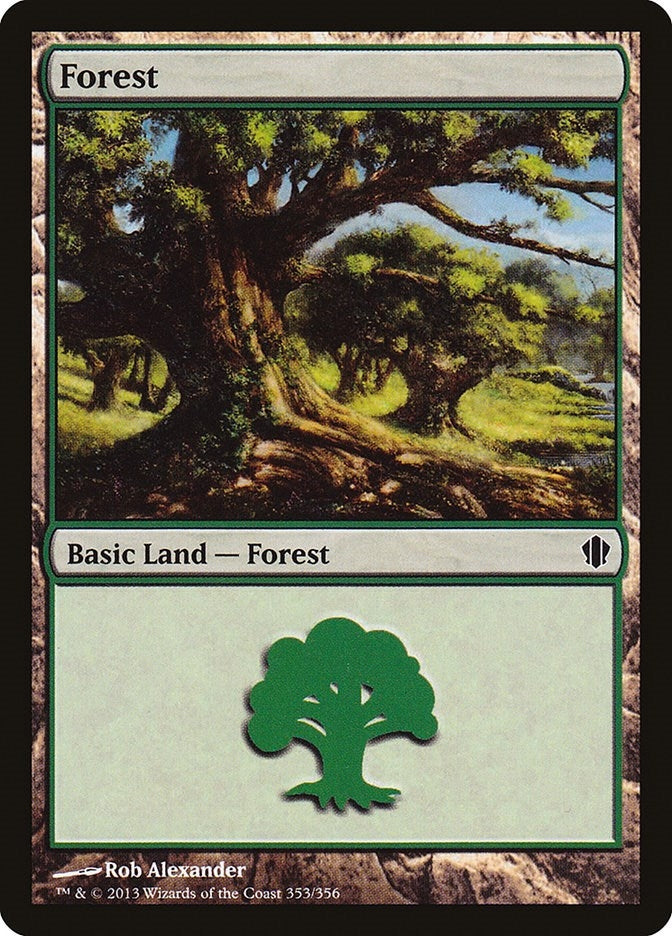 Forest (353) (353) [C13] - MTG Single