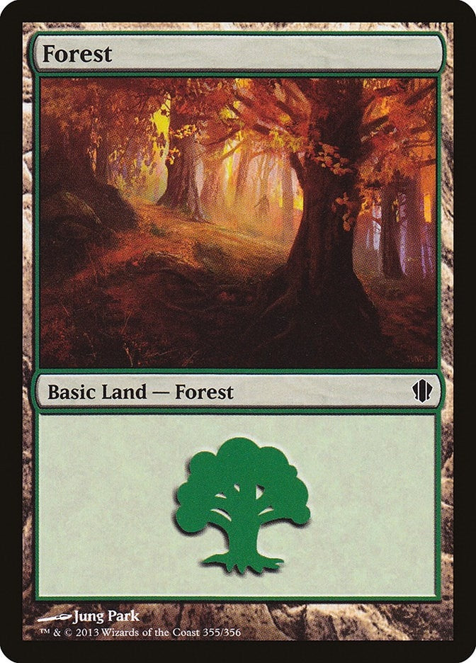 Forest (355) (355) [C13] - MTG Single