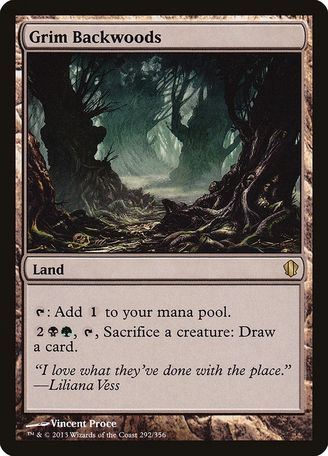 Grim Backwoods (292) [C13] - MTG Single