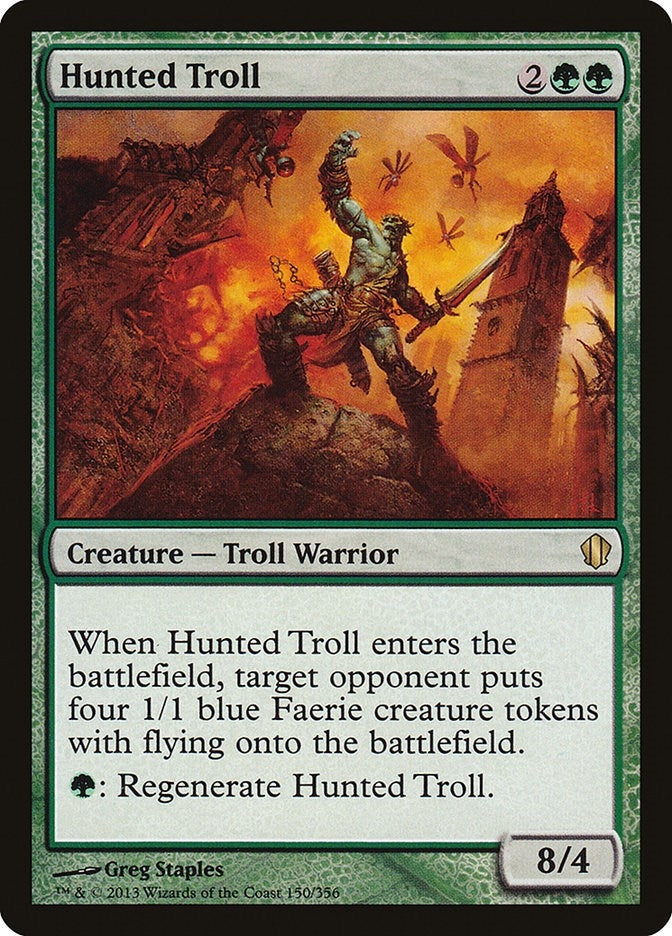 Hunted Troll (150) [C13] - MTG Single
