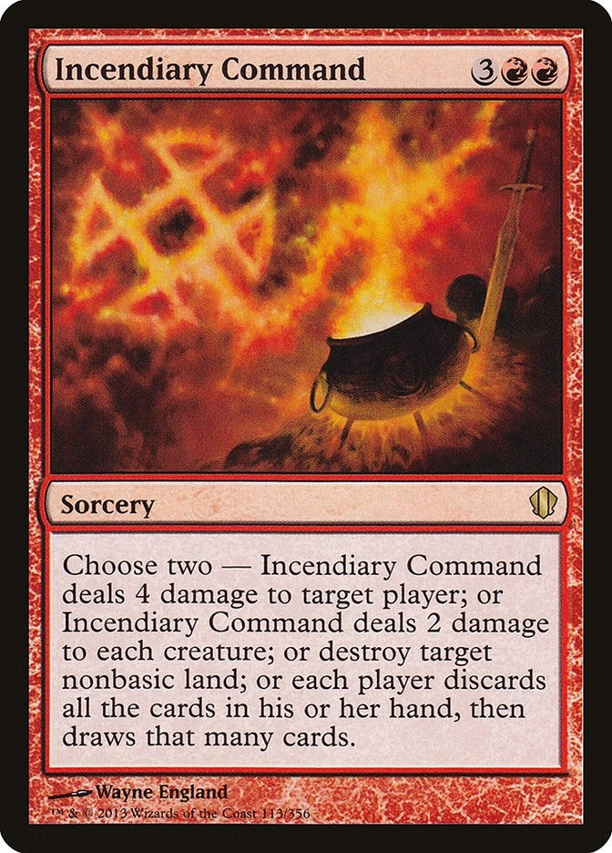 Incendiary Command (113) [C13] - MTG Single