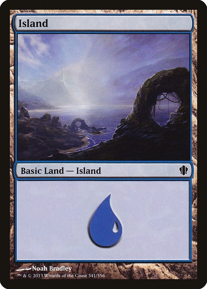 Island (341) (341) [C13] - MTG Single