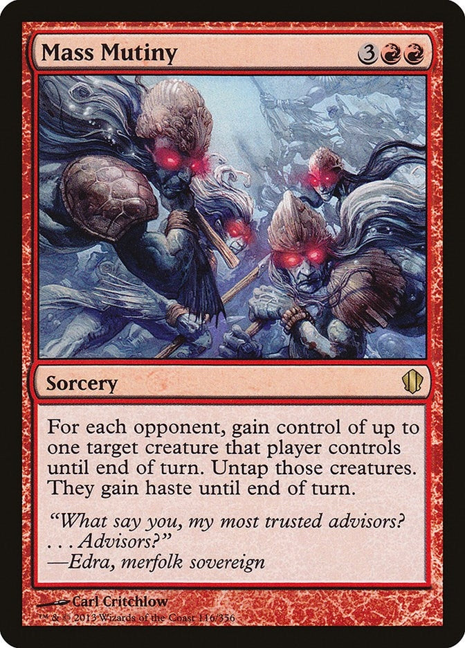 Mass Mutiny (116) [C13] - MTG Single
