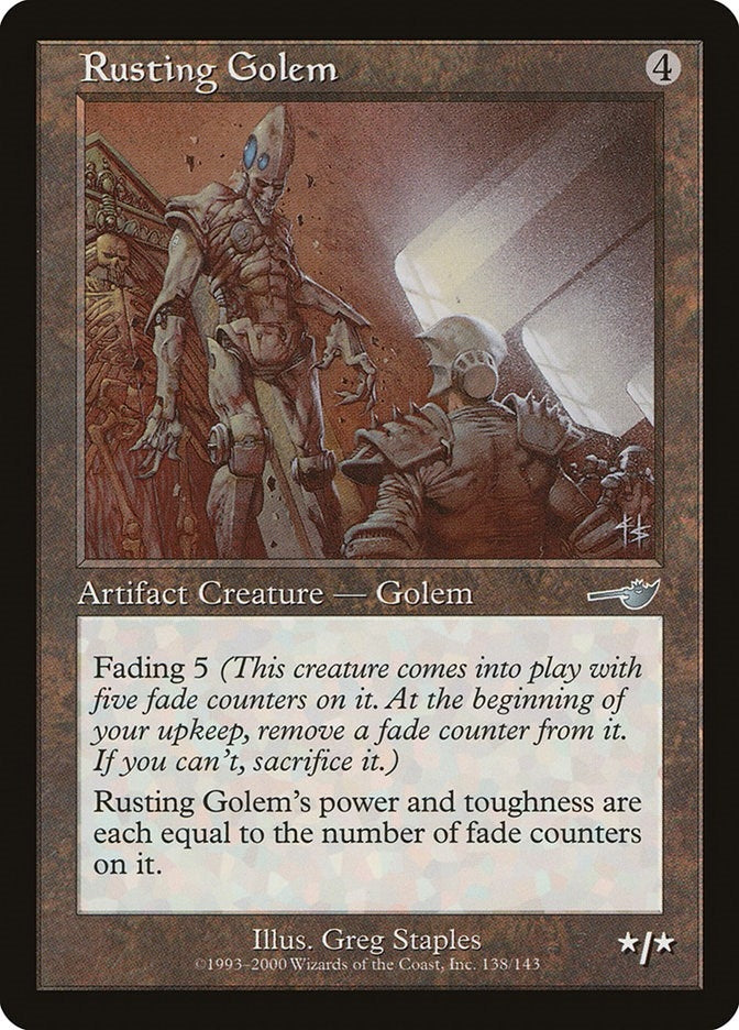 Rusting Golem (138) [NMS] - MTG Single