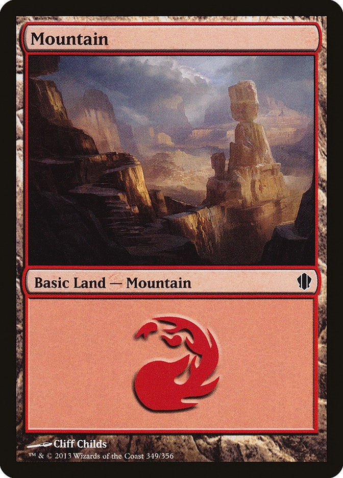 Mountain (349) (349) [C13] - MTG Single