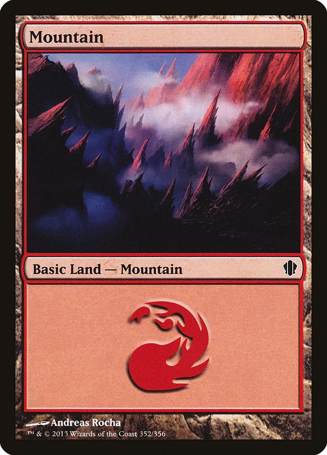 Mountain (352) (352) [C13] - MTG Single