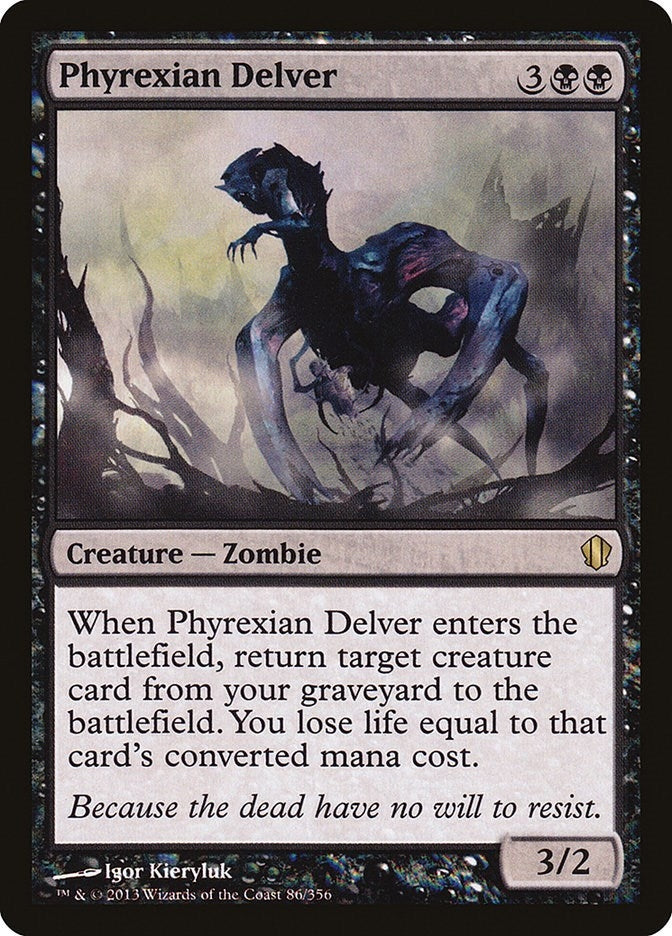 Phyrexian Delver (86) [C13] - MTG Single