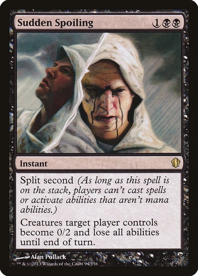 Sudden Spoiling (94) [C13] - MTG Single