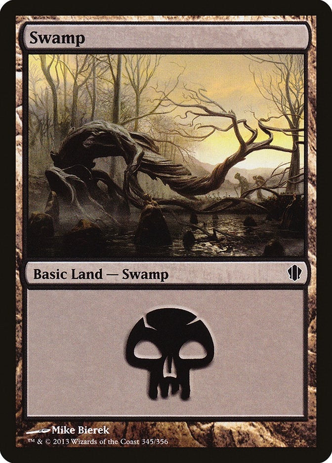 Swamp (345) (345) [C13] - MTG Single
