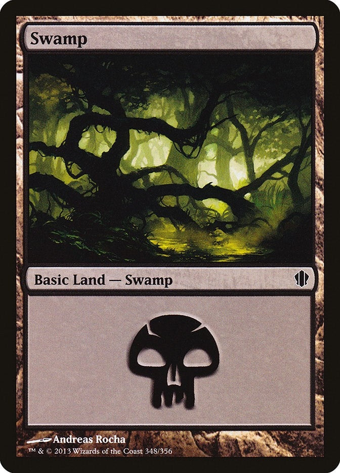 Swamp (348) (348) [C13] - MTG Single