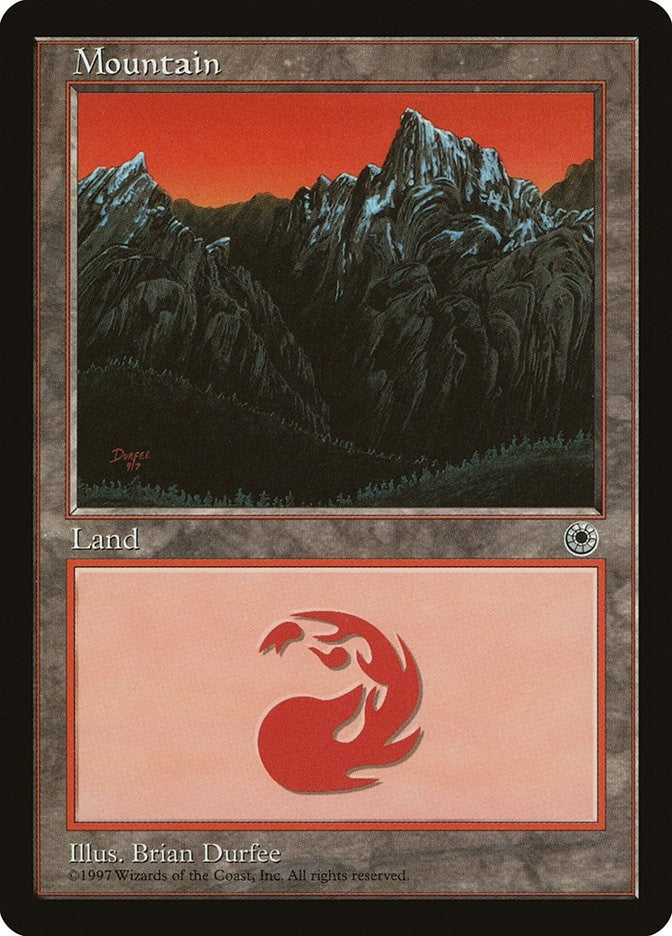 Mountain (Middle Chasm) (211) [POR] - MTG Single