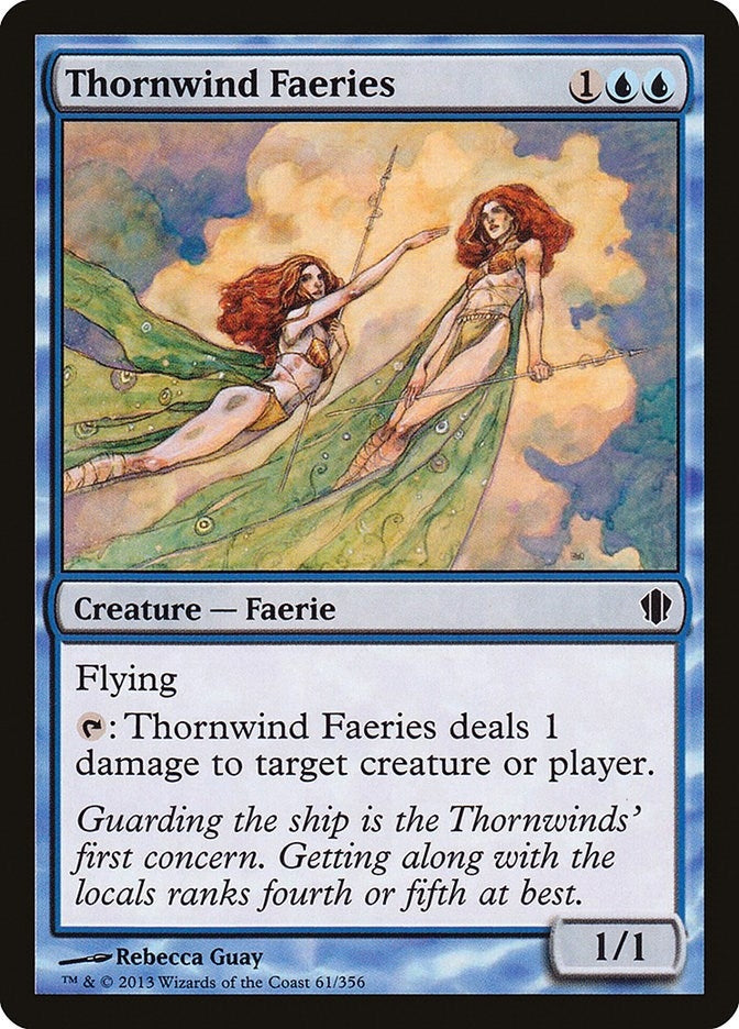 Thornwind Faeries (61) [C13] - MTG Single