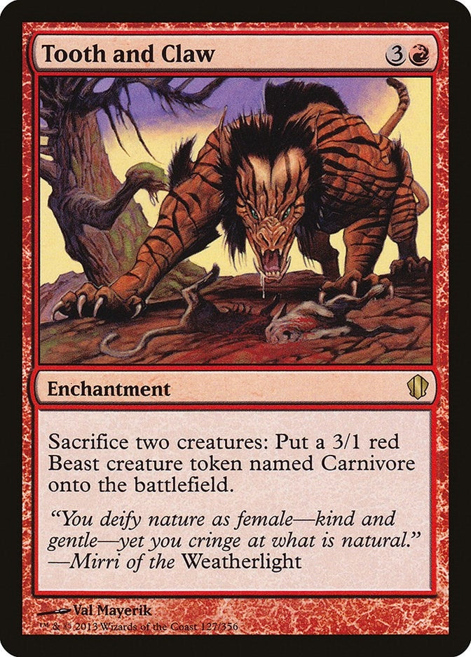 Tooth and Claw (127) [C13] - MTG Single