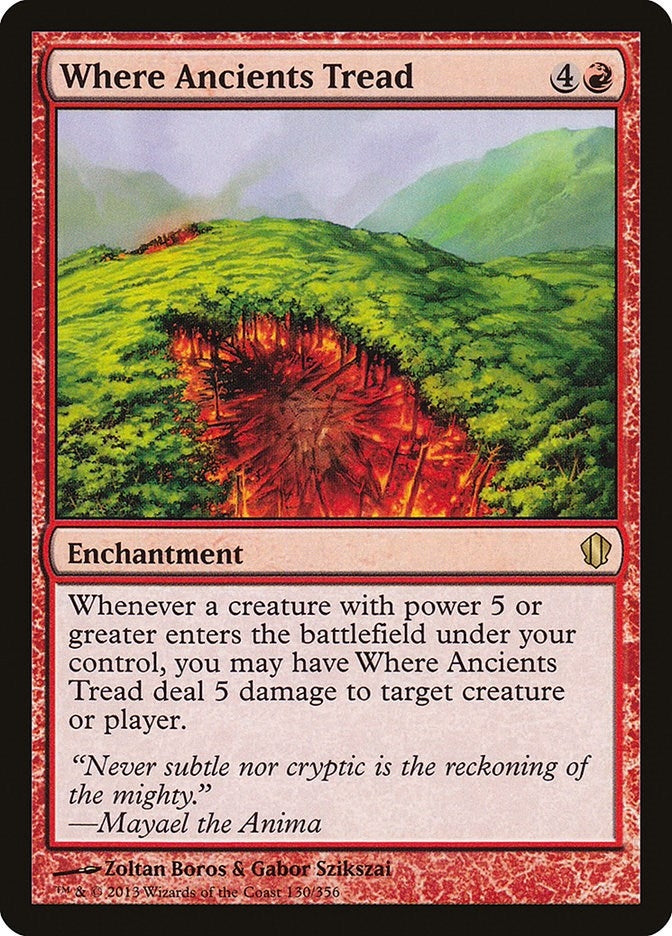 Where Ancients Tread (130) [C13] - MTG Single