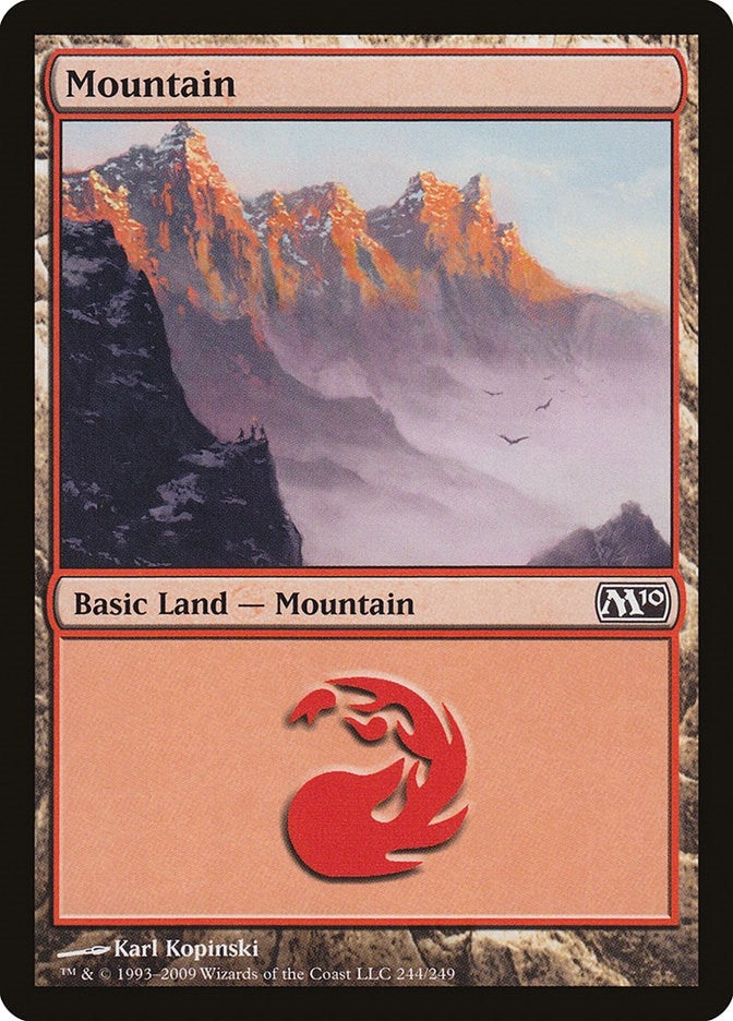 Mountain (244) (244) [M10] - MTG Single