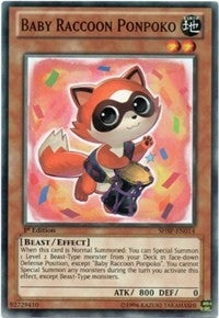 Baby Raccoon Ponpoko (14) (SHSP) - YuGiOh Single